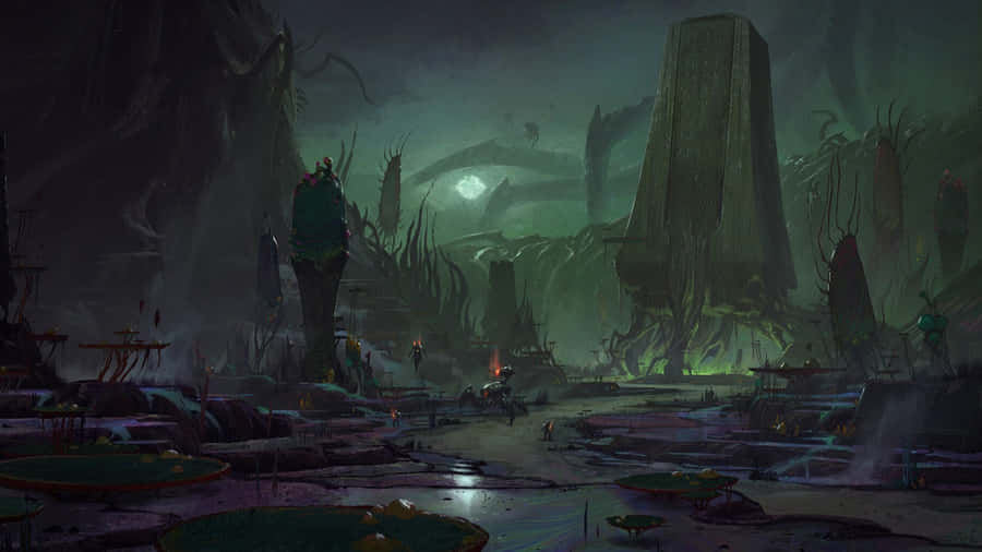 Doom Dark Ages Landscape Wallpaper
