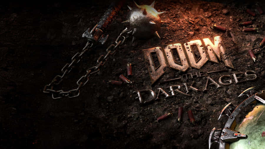 Doom Dark Ages Logo Wallpaper