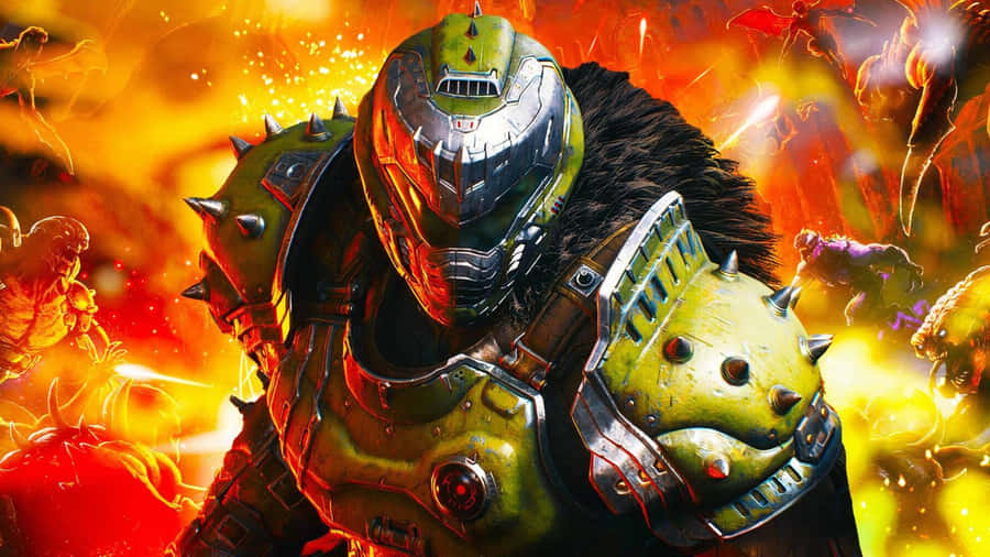 Doom Dark Ages Warrior Wallpaper