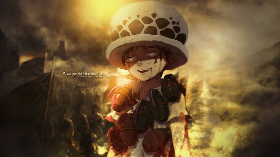 Dope Anime Young Law Wallpaper