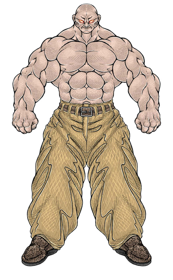 Doppo Orochi In Baki The Grappler Anime Series Wallpaper