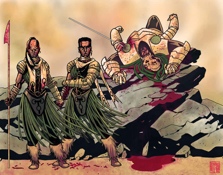 Dora Milaje, Protectors Of The Wakandan Throne Wallpaper