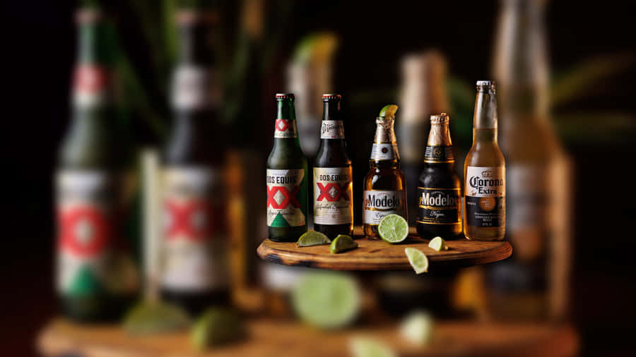 Dos Equis Beer Selection Wallpaper