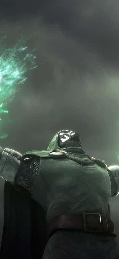 Dr Doom Scheming His Next Evil Villainous Plan Wallpaper