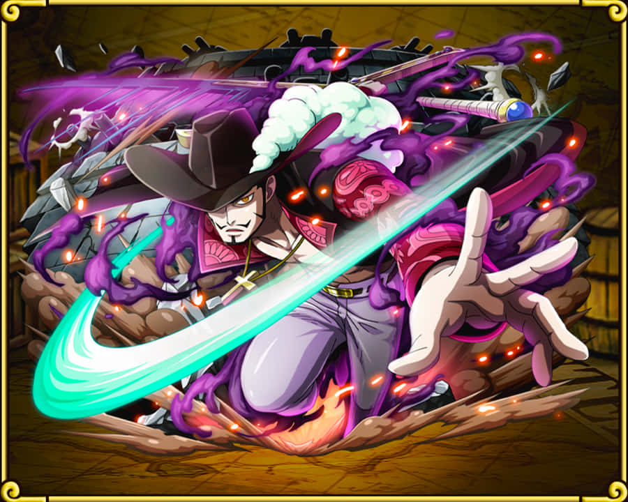 Dracule Mihawk, The Greatest Swordsman In The World Of One Piece.