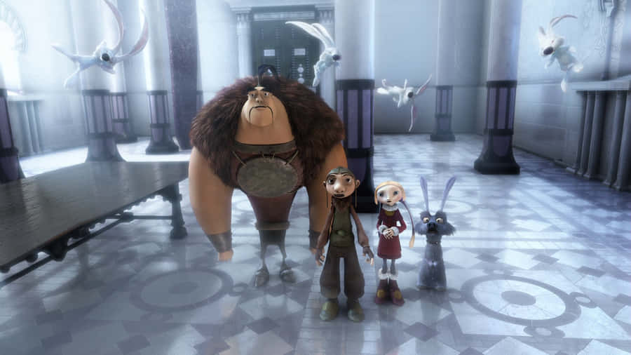 Dragon Hunters Characters In Hall Wallpaper