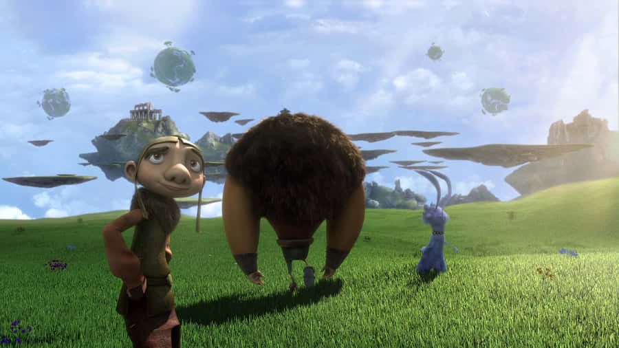 Dragon Hunters Gwizdo, Hector, And Lian-chu Wallpaper