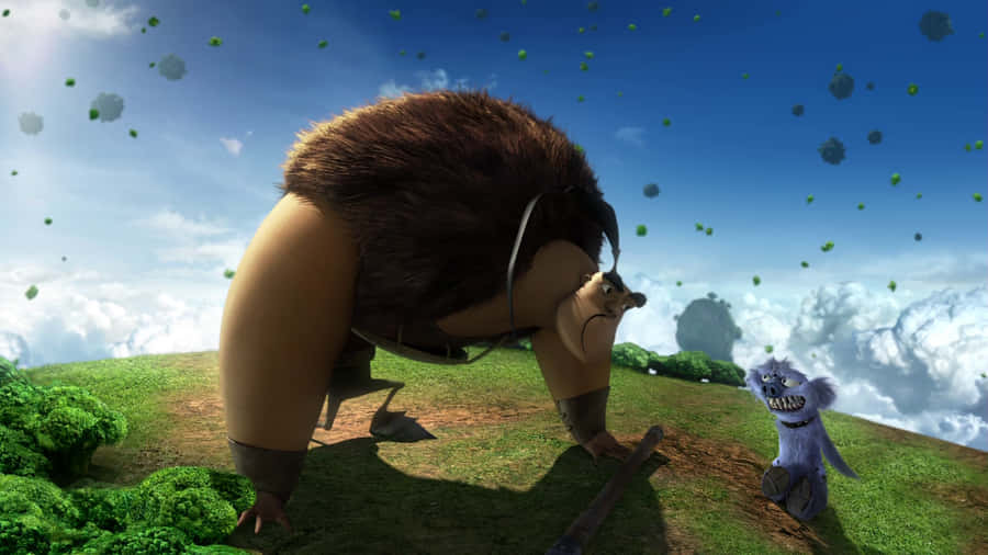 Dragon Hunters Lian-chu And Hector Wallpaper