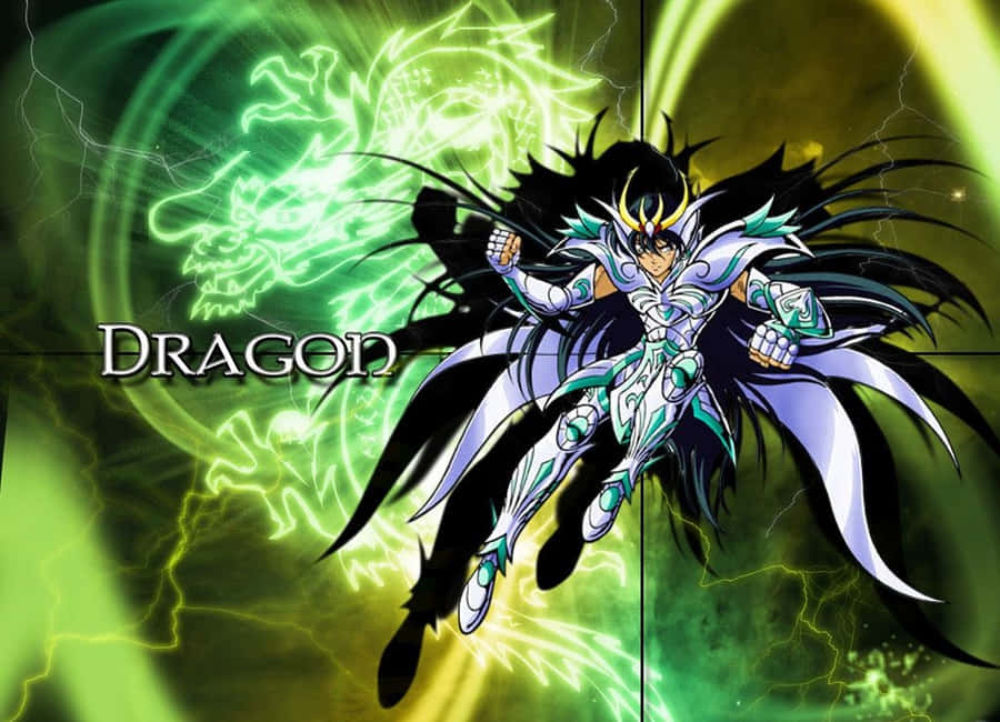 Dragon Shiryu In Battle Stance Wallpaper