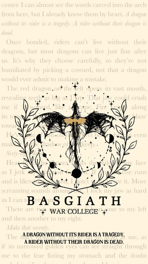 Dragonand Rider Bond Quote Wallpaper