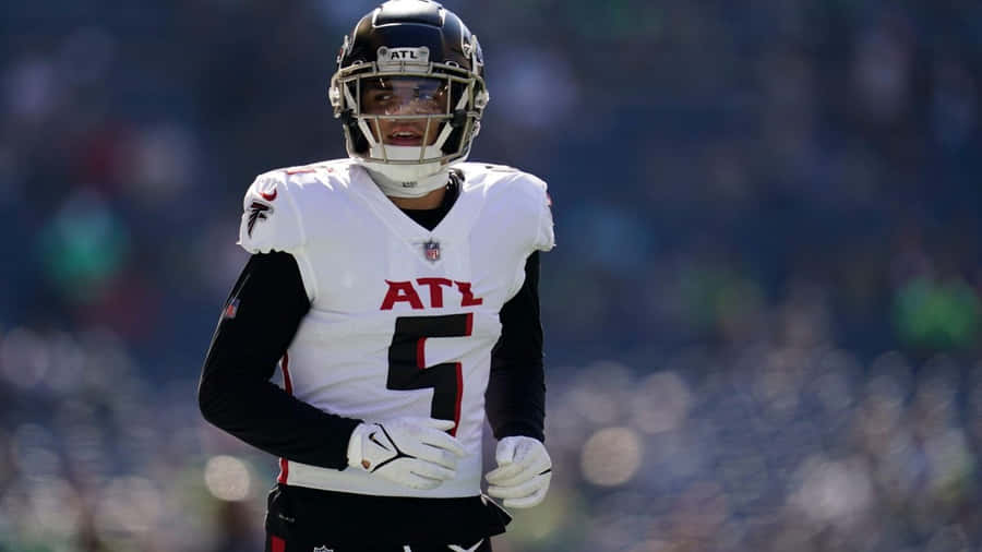 Drake London Atlanta Falcons Game Day Wallpaper