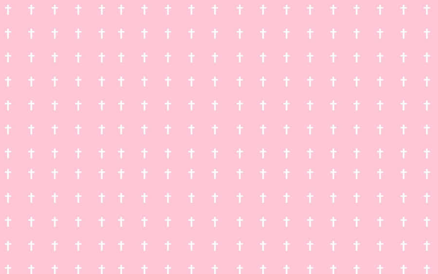 Dreamy Kawaii Pink Aesthetic Desktop Wallpaper Wallpaper