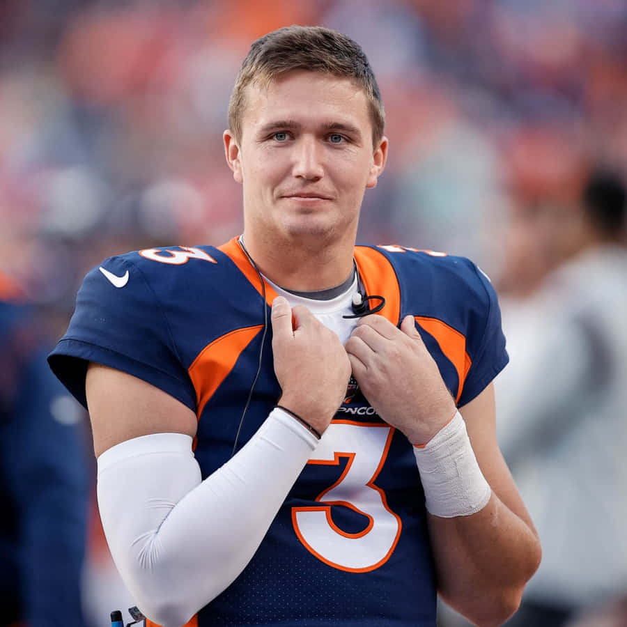 Drew Lock Denver Broncos Quarterback Wallpaper