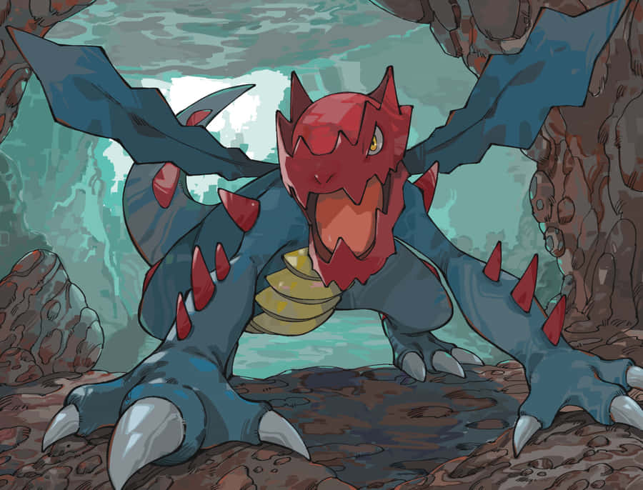 Druddigon Cave Dominance Wallpaper