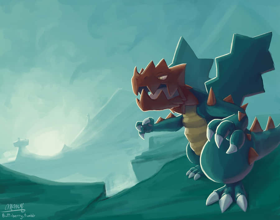 Druddigon Dragon Pokemon Artwork Wallpaper