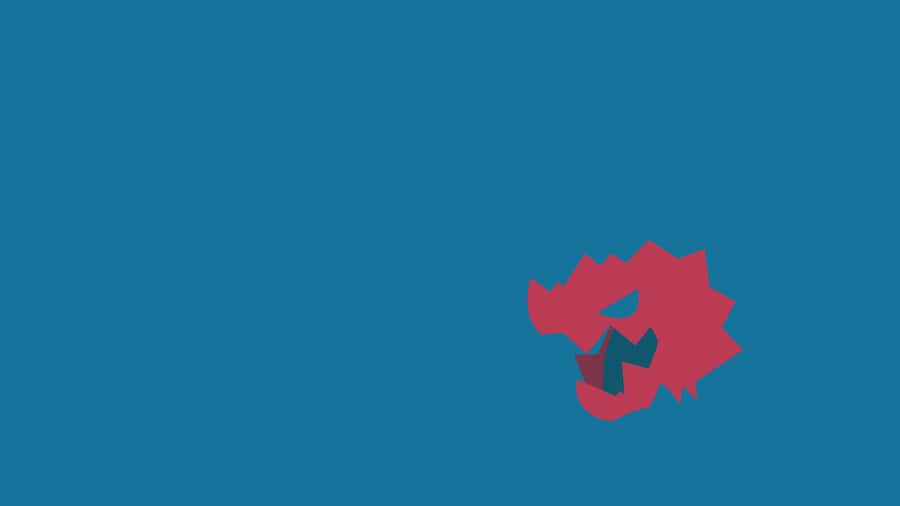 Druddigon Minimalist Art Wallpaper