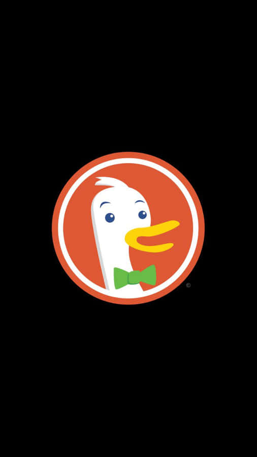 Duck Duck Go Logowith Bowtie Wallpaper