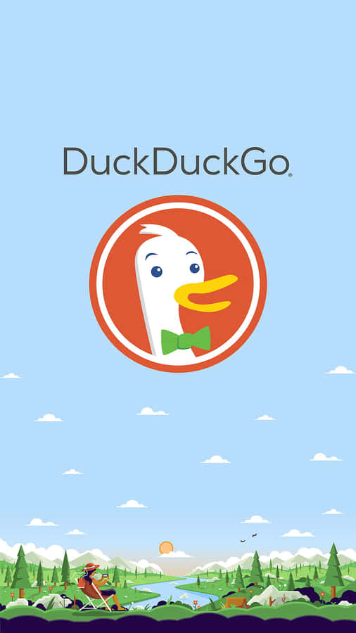Duck Duck Go Search Engine Mascot Wallpaper