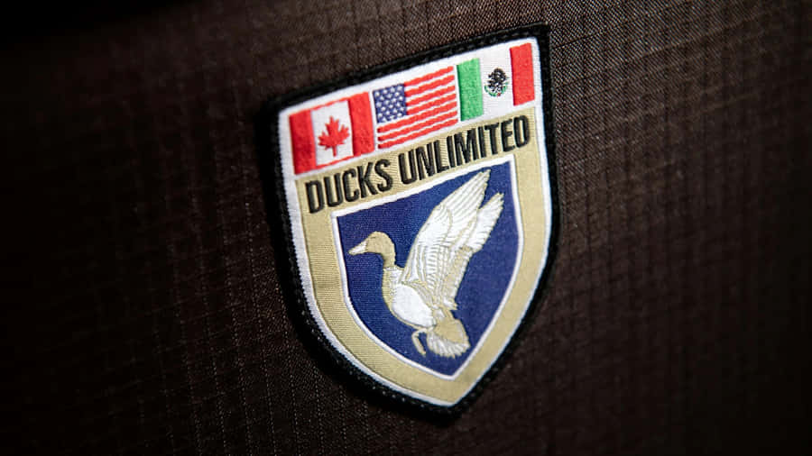 Ducks Unlimited Logo Patch Wallpaper