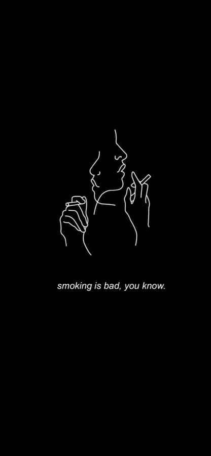 Duplicitous Line Art Statement Wallpaper