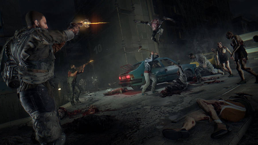 Dying Light Killing Zombies Wallpaper
