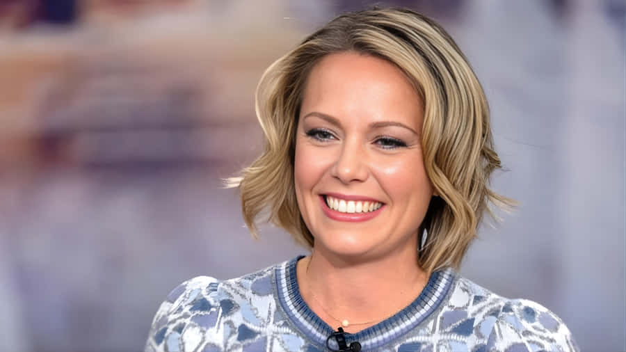 Dylan Dreyer Smiling Portrait Wallpaper