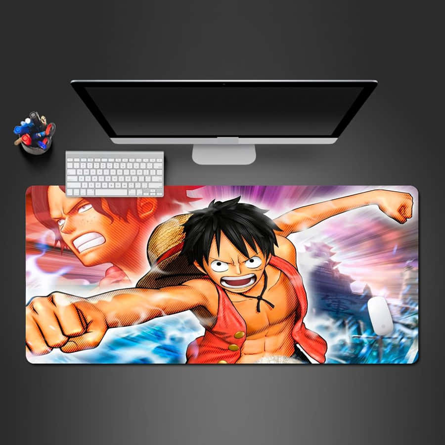 Dynamic Anime Luffy Mouse Mat Wallpaper