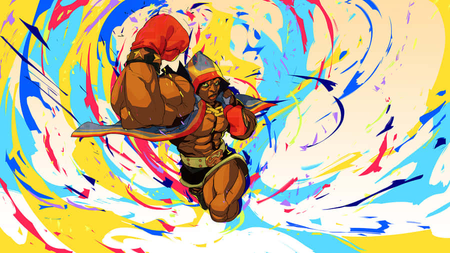 Dynamic Boxer Artwork Wallpaper