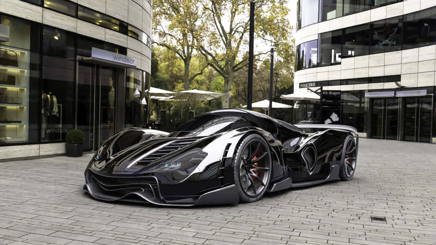 Dynamic Car Design In Action Wallpaper