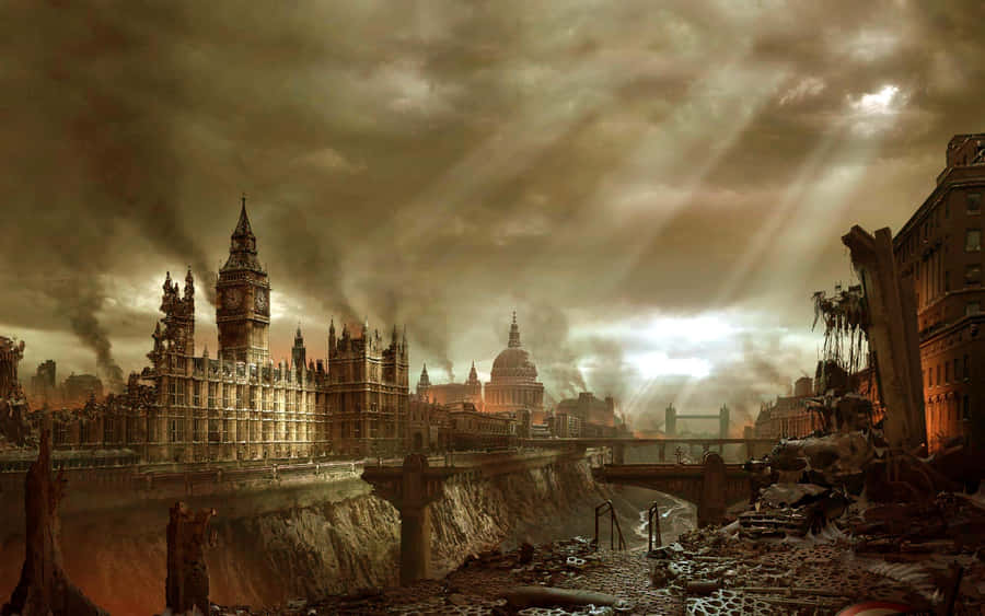 Dystopian London Apocalypse Wallpaper