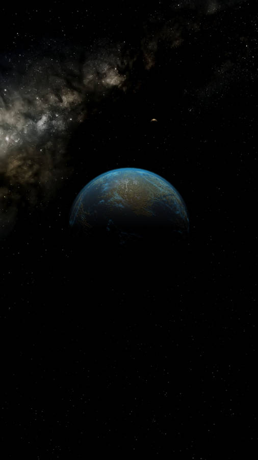 Earth 4k Ultra Hd Dark Phone Wallpaper