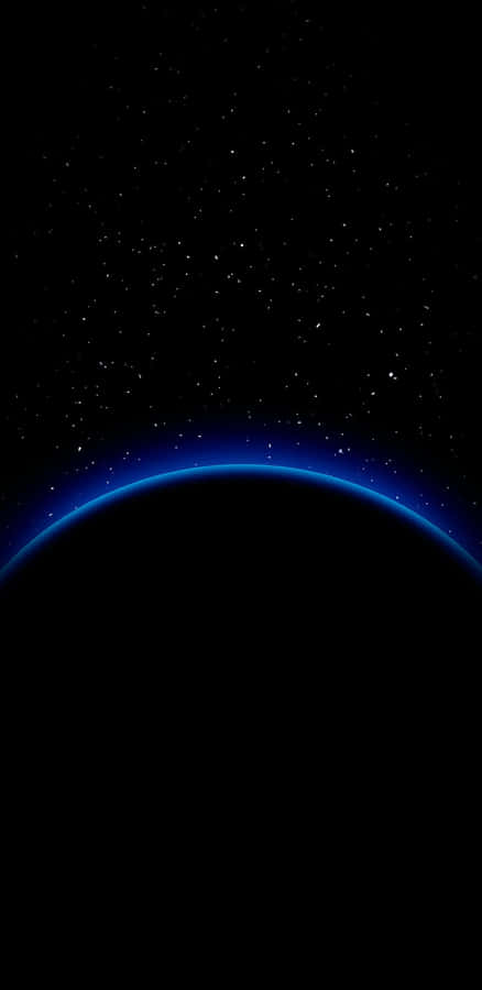 Earth Horizon Stars Night Sky Wallpaper