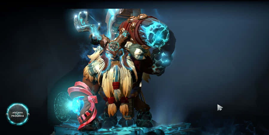 Earthshaker In Action — A Hero From Dota 2 Wallpaper