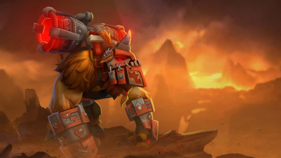 Earthshaker Roaring In Battle Wallpaper