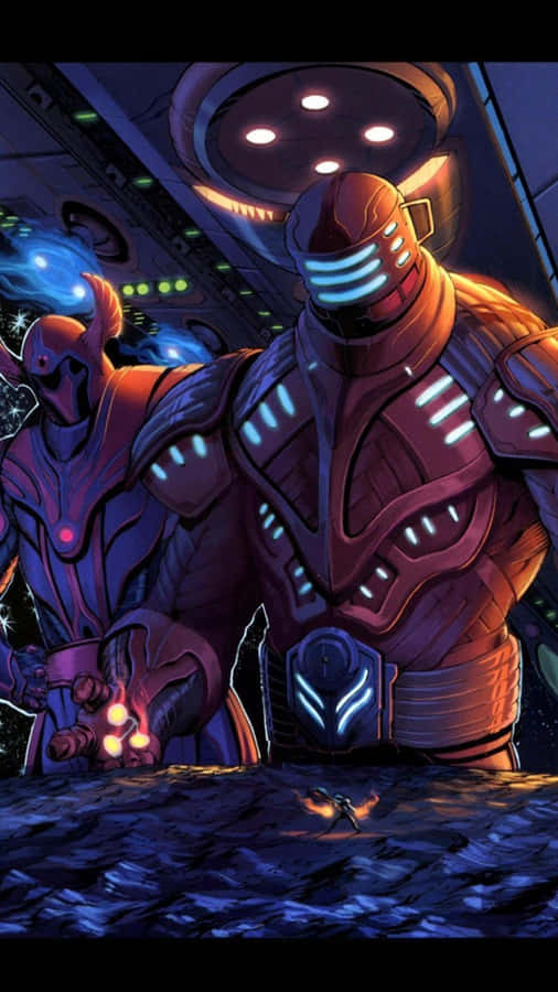 Eclipsing Sun In The Galactic Skies Wallpaper