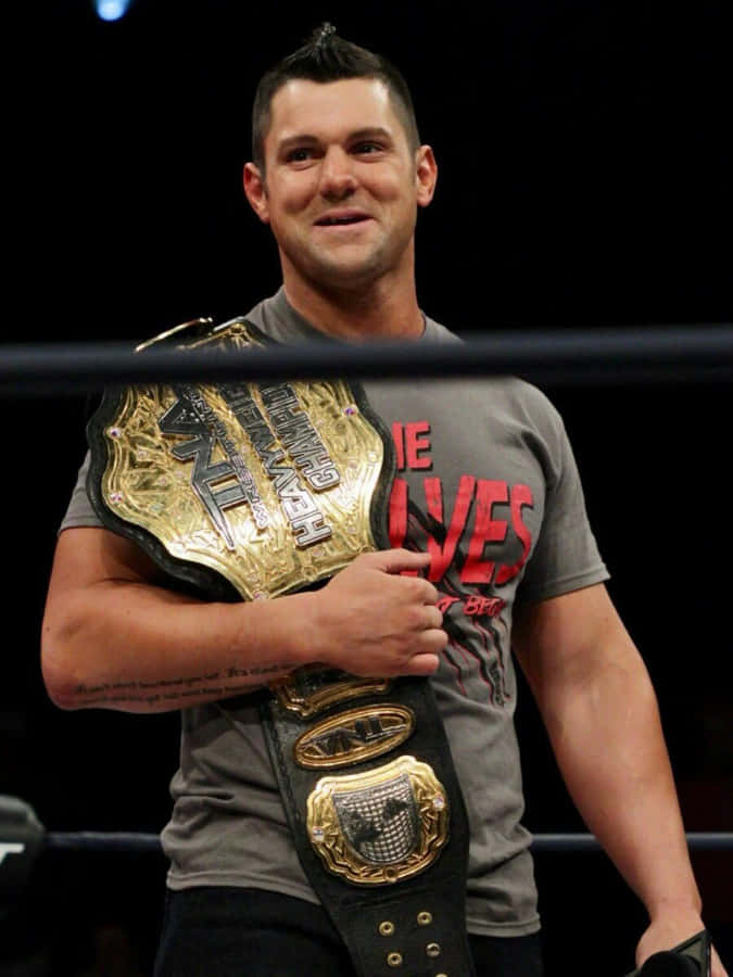 Eddie Edwards Two-time Impact World Champion Wallpaper