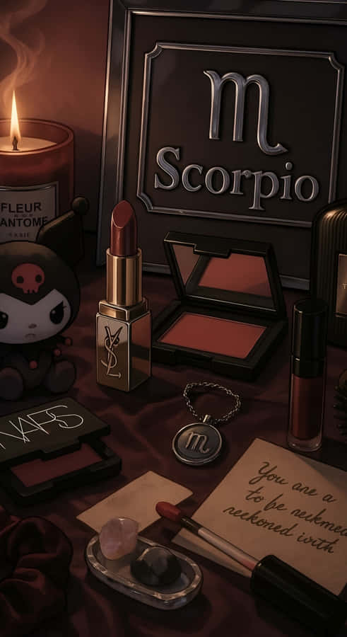 Edgy Scorpio Aesthetic Vibes Wallpaper