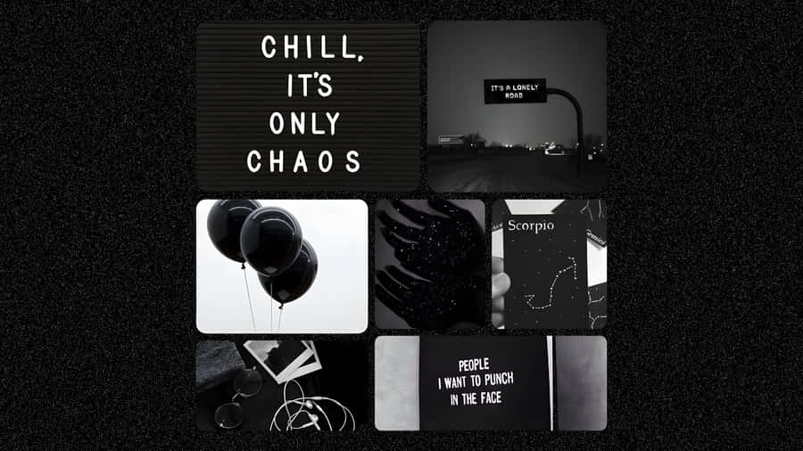 Edgy Scorpio Chaos Vibes Wallpaper
