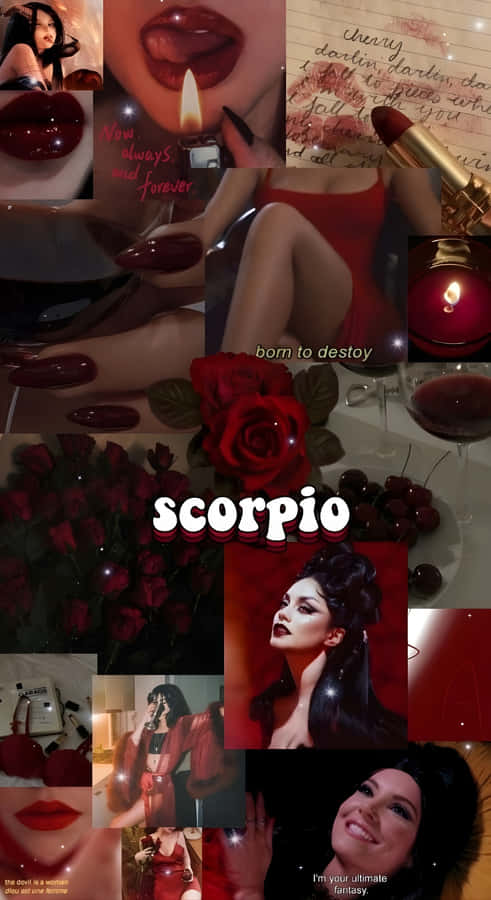 Edgy Scorpio Dark Aesthetic Wallpaper