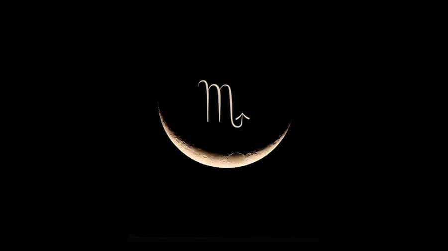 Edgy Scorpio Moon Aesthetic Wallpaper