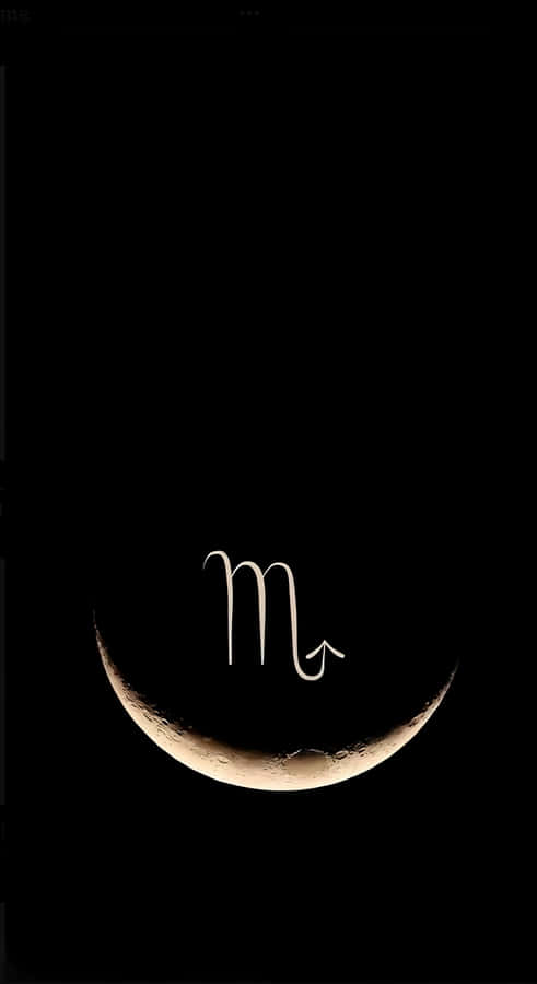 Edgy Scorpio Moon Vibes Wallpaper