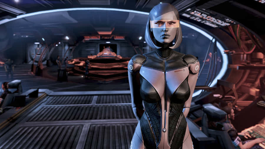 Edi From Mass Effect In A Stunning Hd Wallpaper Wallpaper