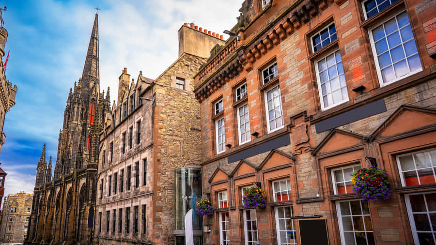 Edinburgh Royal Mile Architecture Wallpaper