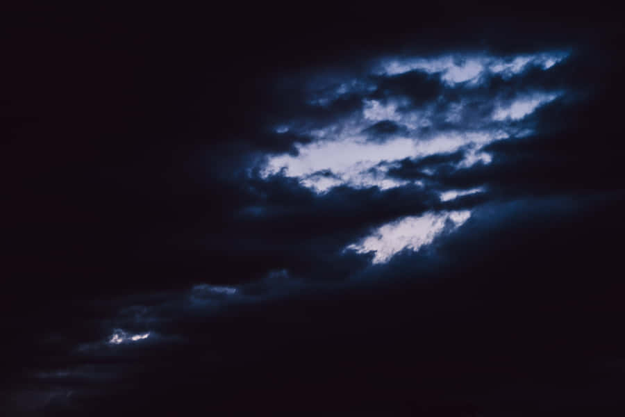 Eerie Dark Heaven Landscape Wallpaper