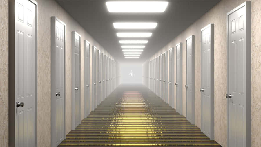 Eerie_ Hallway_ Mystery_ Figure.jpg Wallpaper