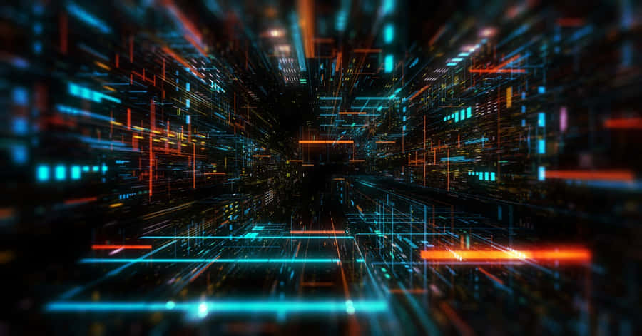 Effective Buildings Lit Up [wallpaper] Wallpaper