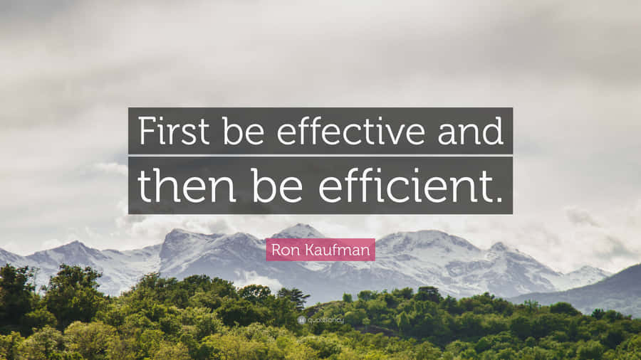 Effective Efficient Quote [wallpaper] Wallpaper
