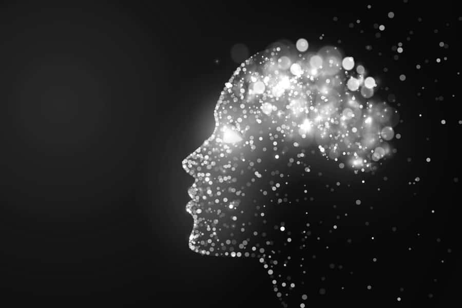 Effective Glowing Head [wallpaper] Wallpaper