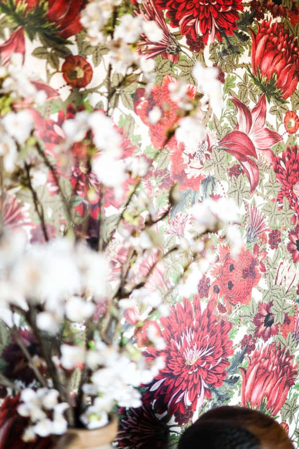 Effective Red Flowers [wallpaper] Wallpaper