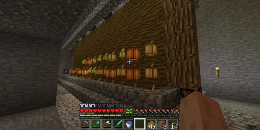 Efficient Slime Farm In Minecraft Wallpaper